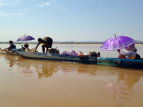 Madagaskar Boot auf Fluss
