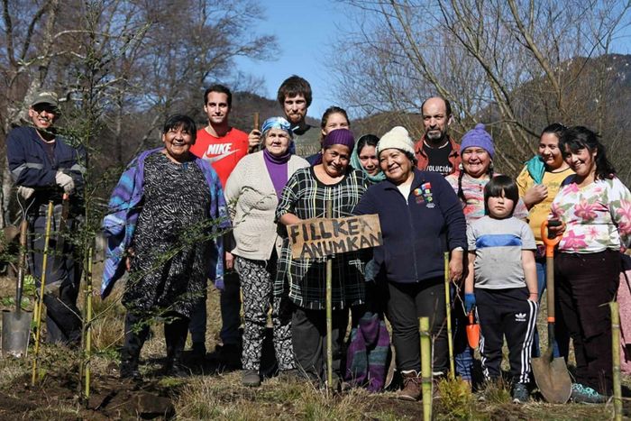 Gruppe indigener Mapuche