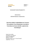 Bachelorarbeit Bachelorarbeit